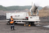 На шахте «Алардинская» в Кузбассе введена в эксплуатацию новая установка пылеподавления