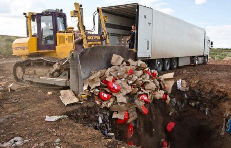 За день в России уничтожено более 300 тонн санкционных продуктов