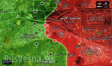 Армия Сирии быстрым ударом захватывает крепость банд под Алеппо (ВИДЕО, КАРТА)