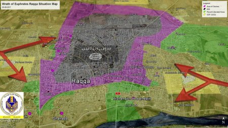 Курды взяли под контроль район Карим и южную часть Ракки - Военный Обозреватель