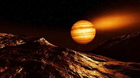 Астрономы показали магнитный экватор Юпитера на видео